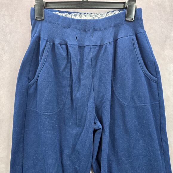 White Stag Blue Trousers Cotton Lace Joggers Sweatpants Bottom Pants M Medium - Picture 3 of 5